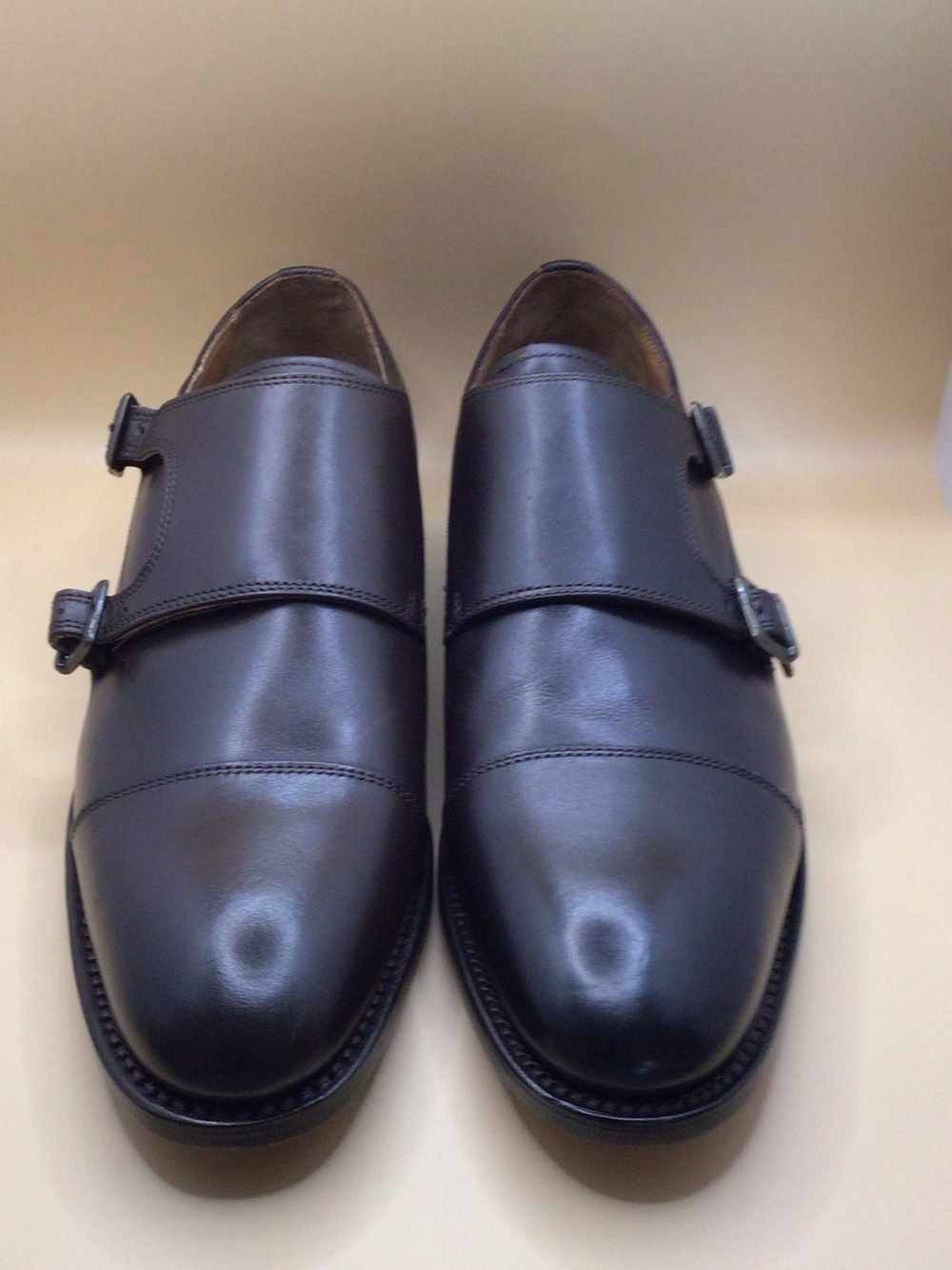 Classic Men's Double Monk Strap Dress Shoes - Brown